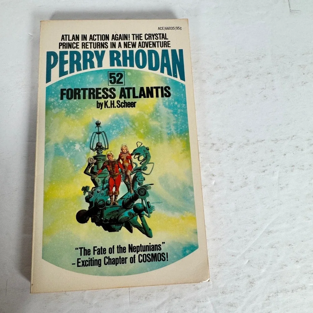 Perry Rhodan Books 50-59 Lot 1974 First Ace Printing Sci-Fi Pulp Pocket Novel
